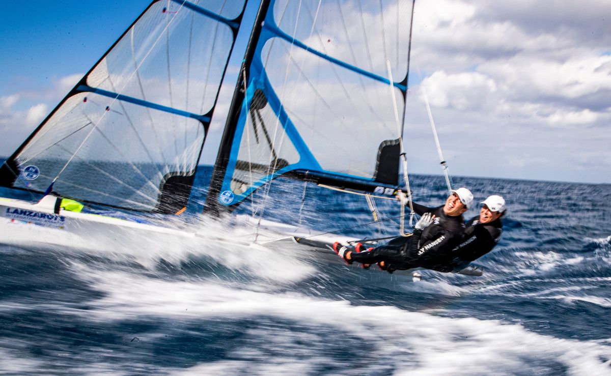 Támara Echegoyen e Paula Barceló na Lanzarote International Regatta