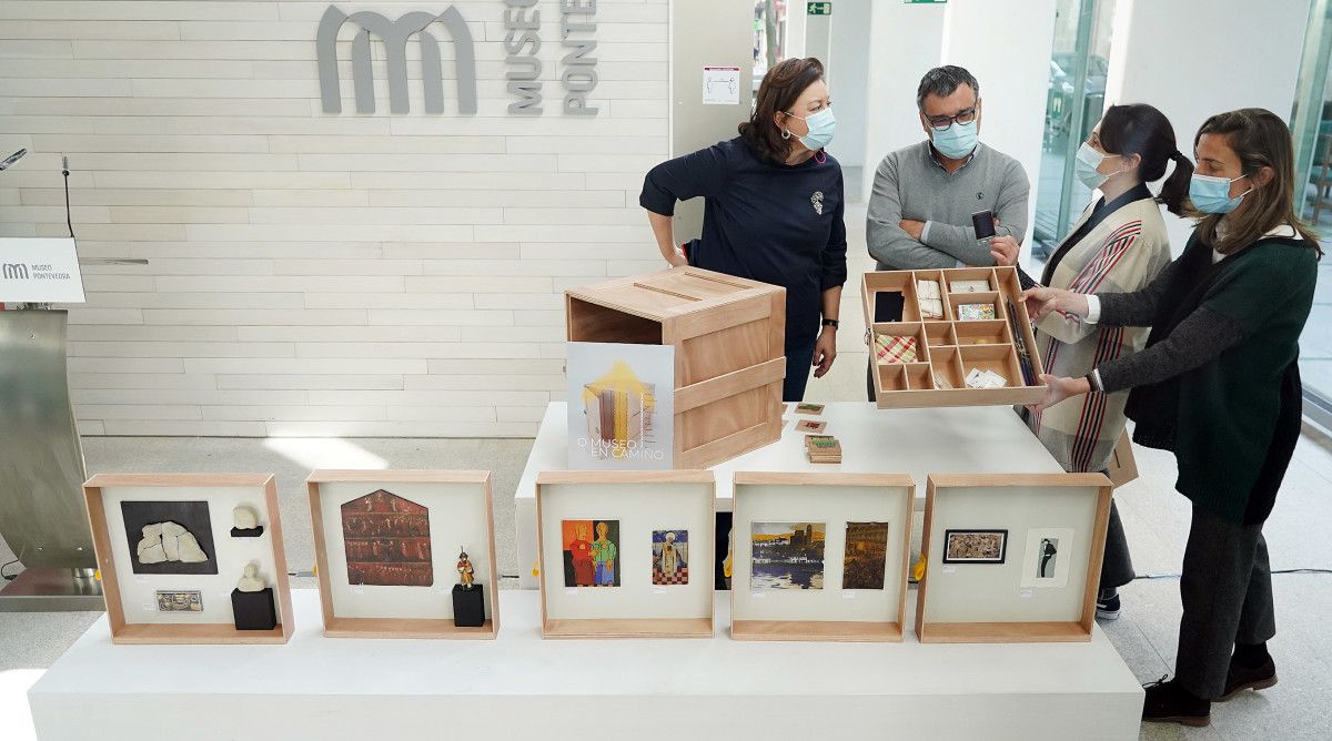 Contido da caixa didáctica do programa 'O Museo en Camiño'