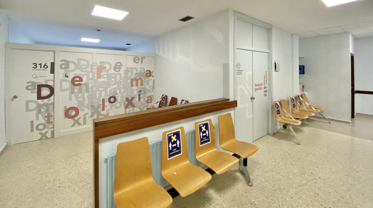 Servizo de Dermatoloxía do CHOP no centro de especialidades de Mollavao