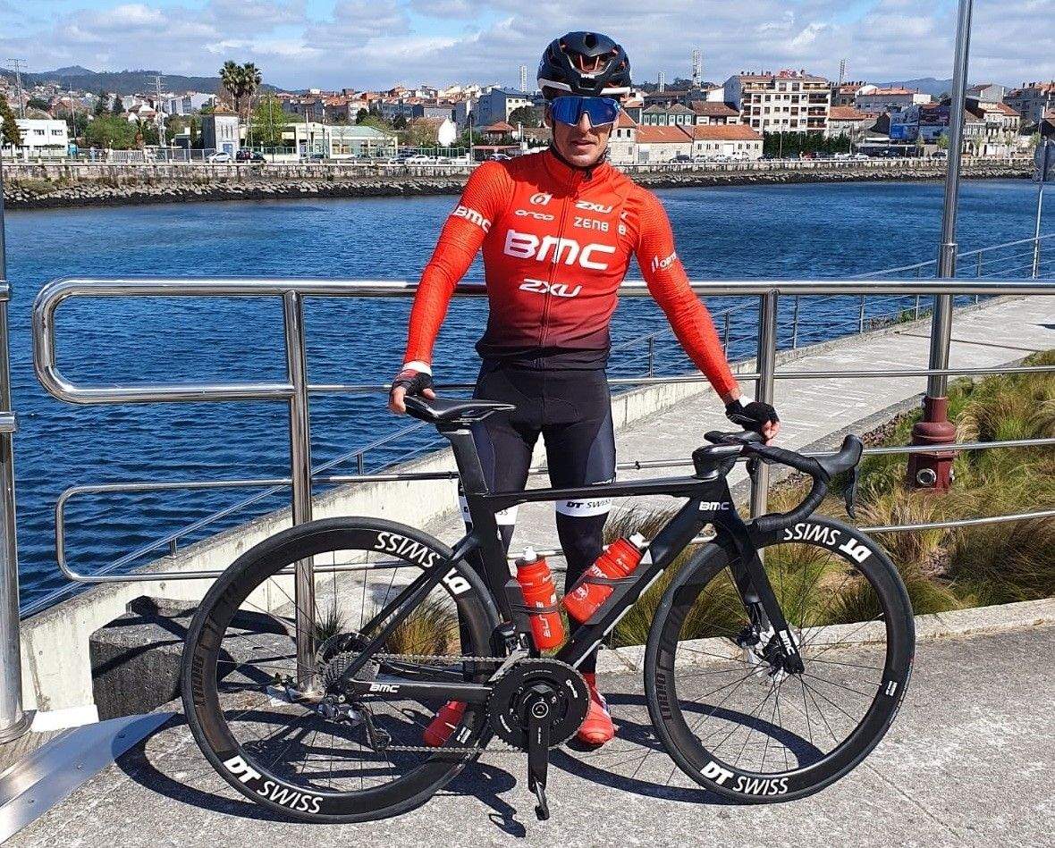 Pablo Dapena, coa nova equipación do BMC Pro Triathlon Team