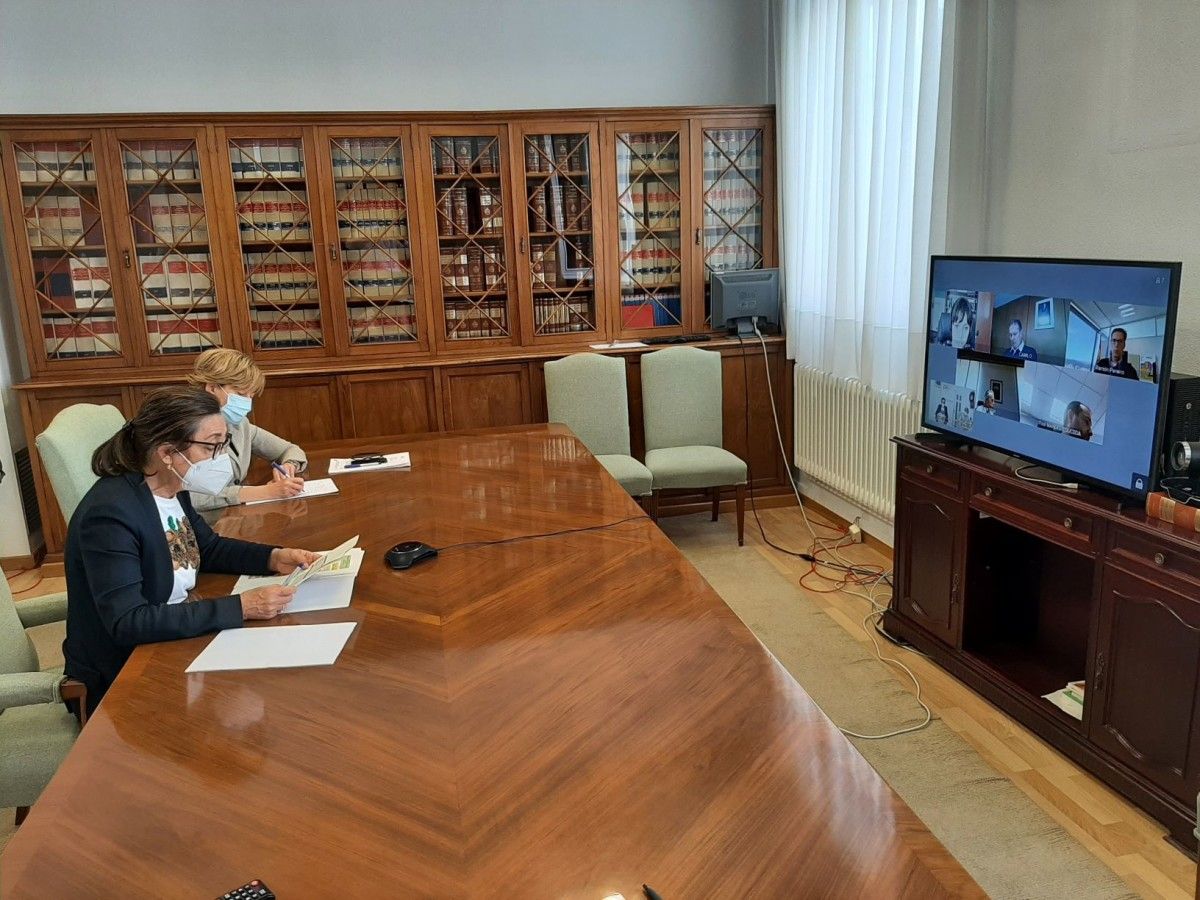 A subdelegada do Goberno, Maica Larriba, preside a reunión do Centro de Coordinación provincial para o seguimento dos dispositivos de seguridade