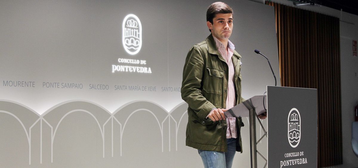 Guille Juncal, concejal del Partido Popular en Pontevedra
