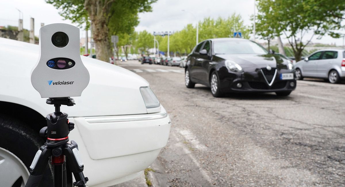 El radar Velolaser en la avenida de Bos Aires
