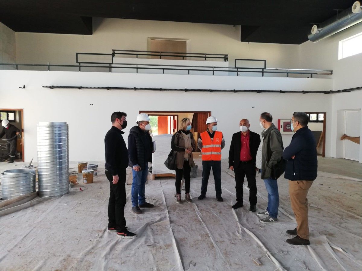 Visita as obras do ximnasio da Once