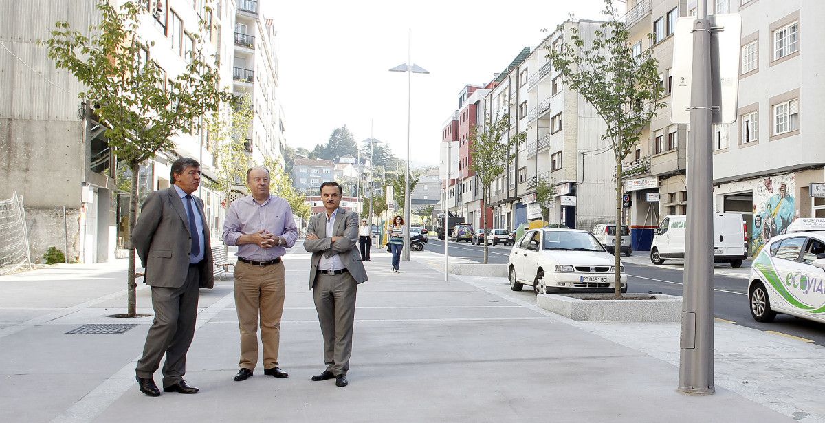 Antón Louro supervisa a reforma da Avenida de Lugo