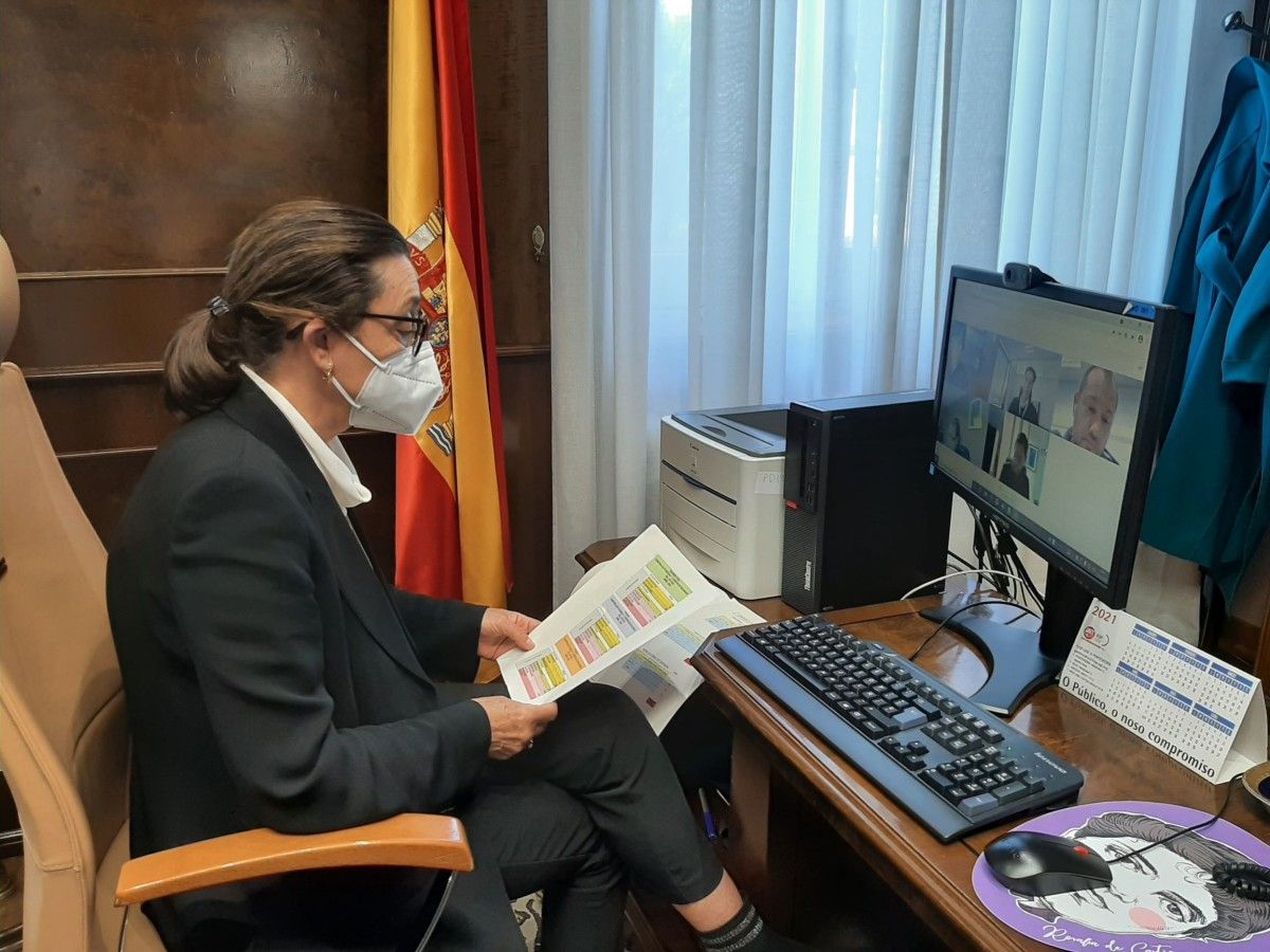A subdelegada do Goberno, Maica Larriba, preside a reunión do Centro de Coordinación provincial para o seguimento dos dispositivos de seguridade