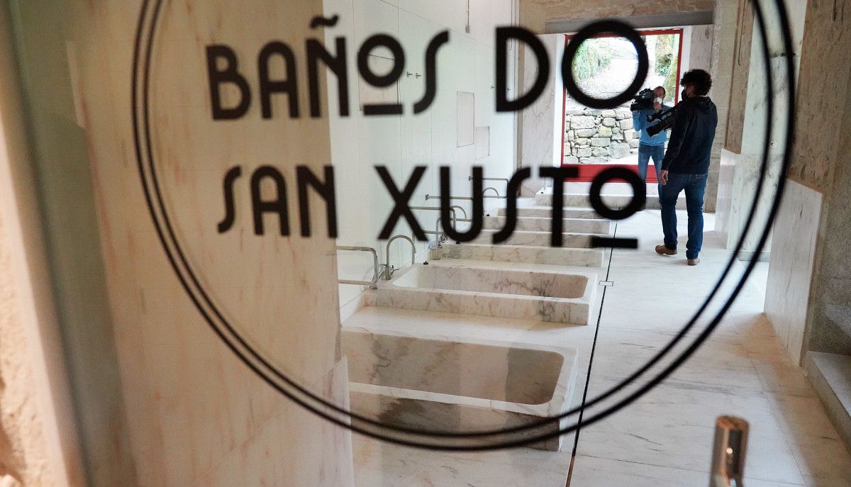 Inauguración dos renovados Baños de San Xusto
