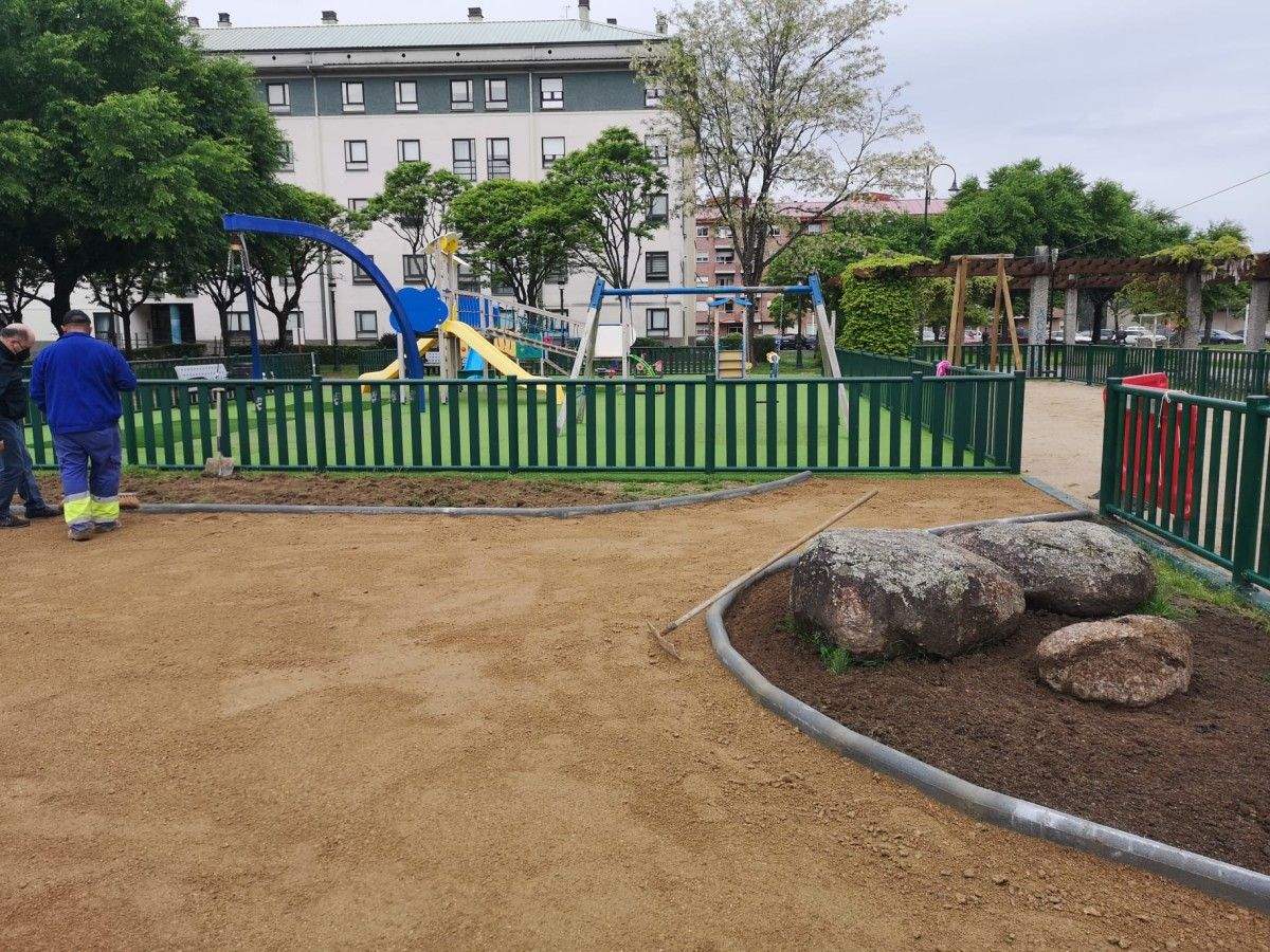 Reforma do parque da Praza de Europa