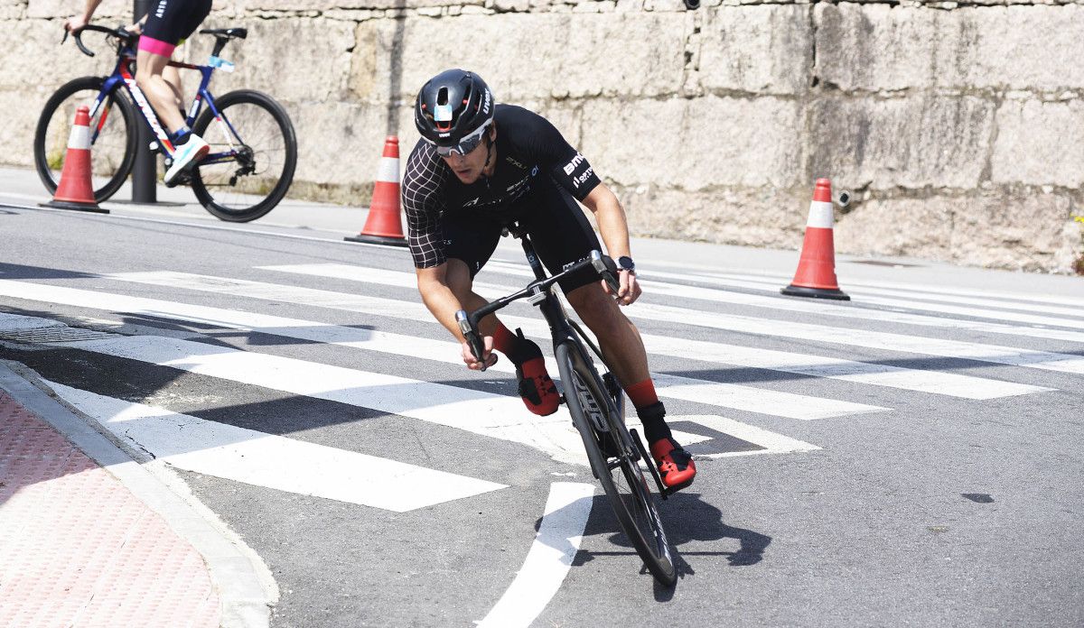 Pablo Dapena no Duatlón 'Movéndonos por Poio'