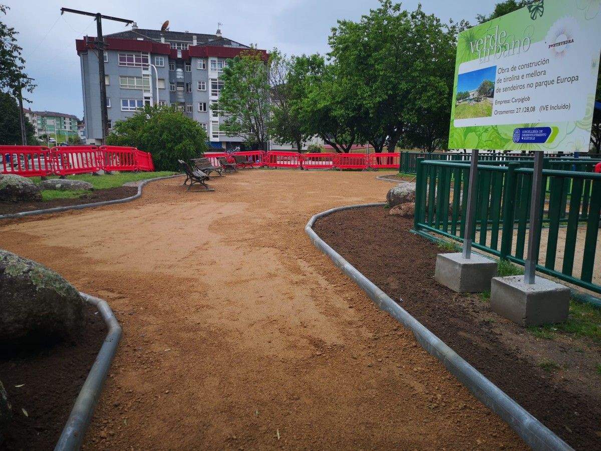 Reforma do parque da Praza de Europa