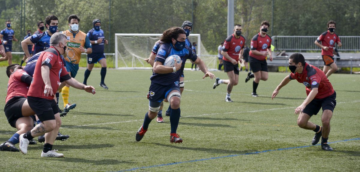 Partido da Liga Galega de Rugby entre Pontevedra RC e Universidade de Vigo