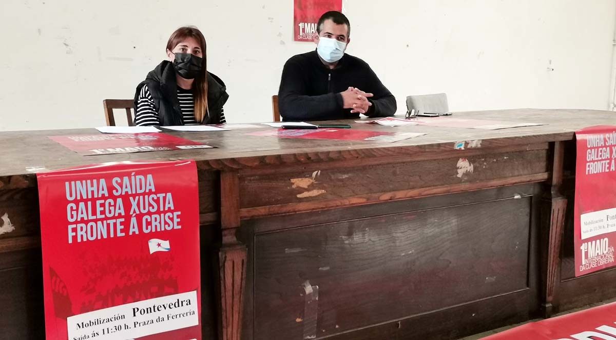 Presentación da manifestación da CIG polo 1 de maio