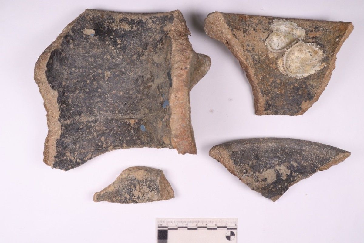 Ánfora africana encontrada en la isla de Cortegada 
