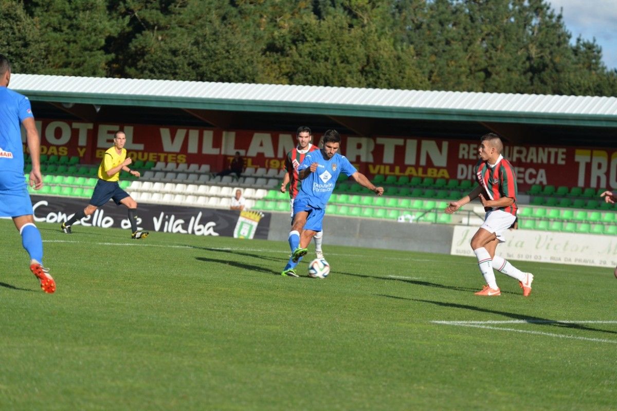 Partido entre Rácing Villalbés e Pontevedra na Madalena da tempada 13-14