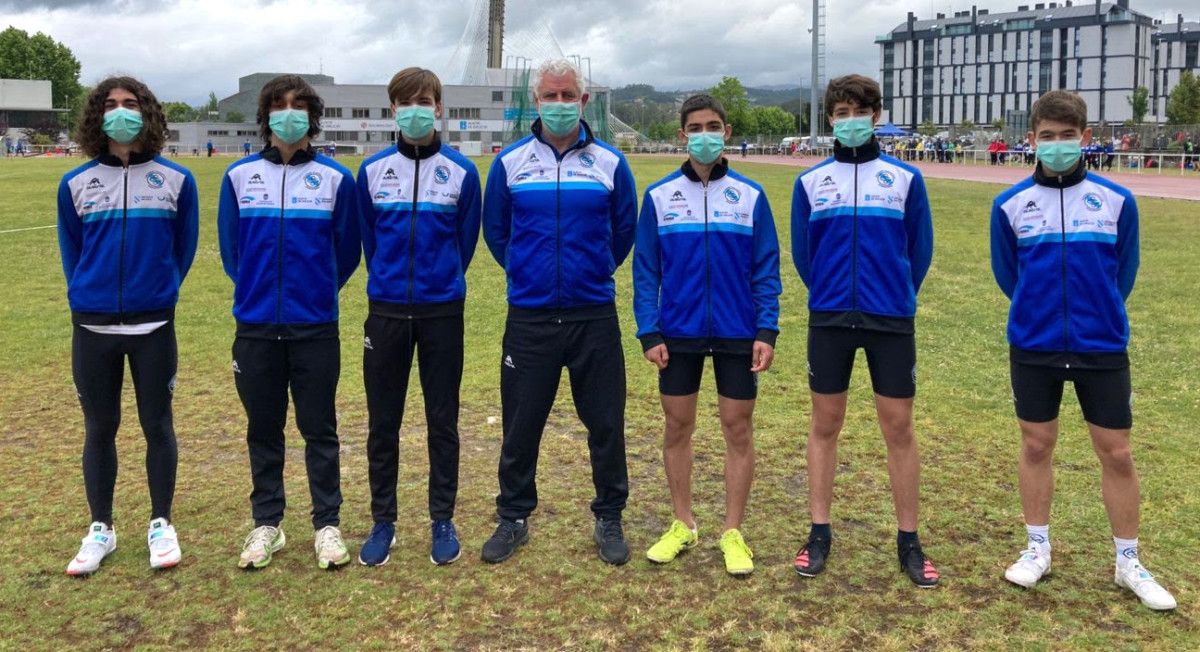 Equipo da Gimnástica no Campionato Gallego de Probas Combinadas