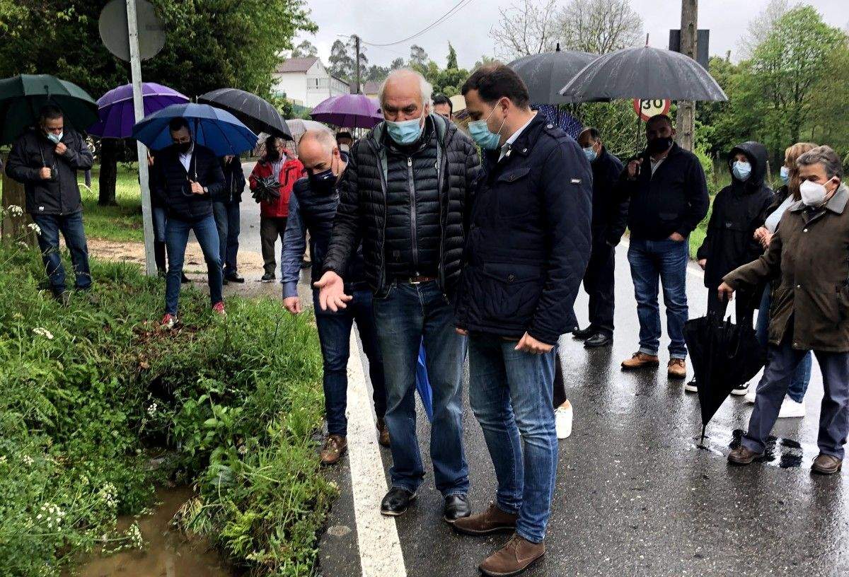 El Partido Popular asixe melloras na estrada provincial que cruza San Amaro