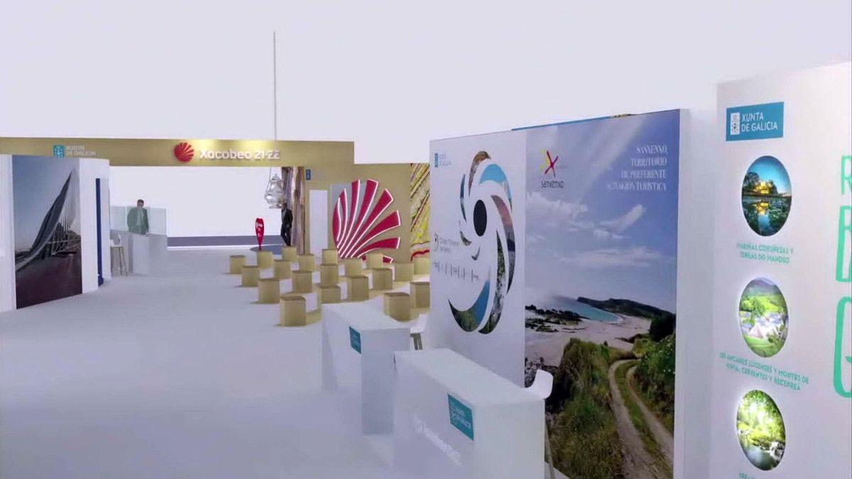 Mostrador de Sanxenxo en Fitur