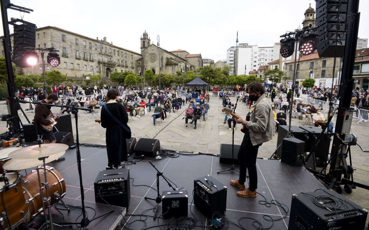 Espectáculo de las Letras Galegas 2021 en Pontevedra