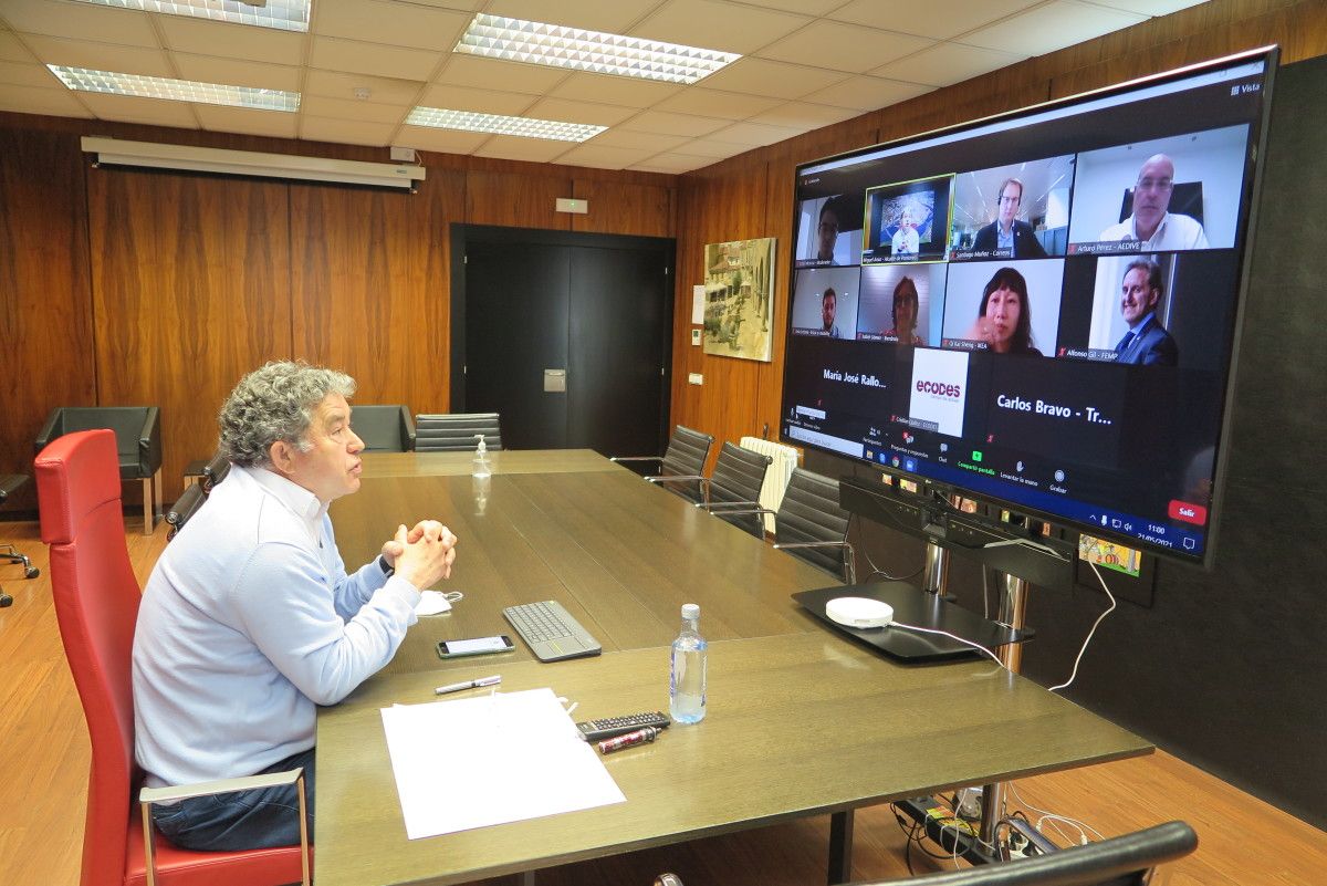 Miguel Anxo Fernández Lores participó telemáticamente en este seminario