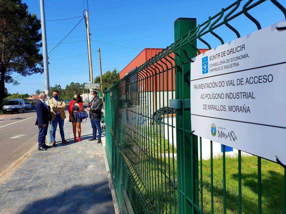 Visita ao polígono industrial de Mirallos