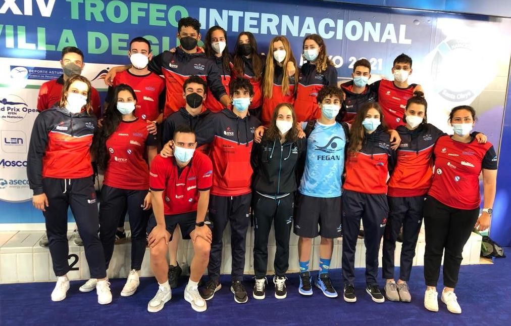 Equipo del Galaico en el Trofeo Internacional Villa de Gijón