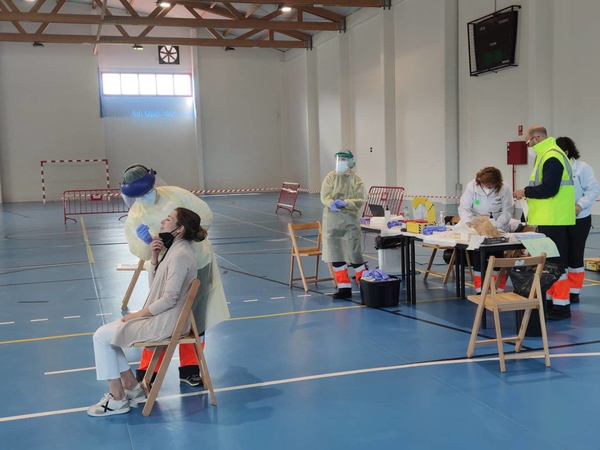 Pruebas PCR en Ponte Caldelas