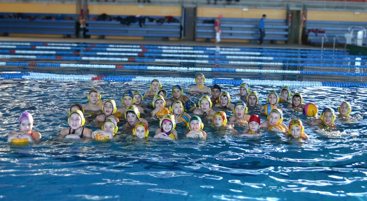 Xogadores do Club Waterpolo Galaico