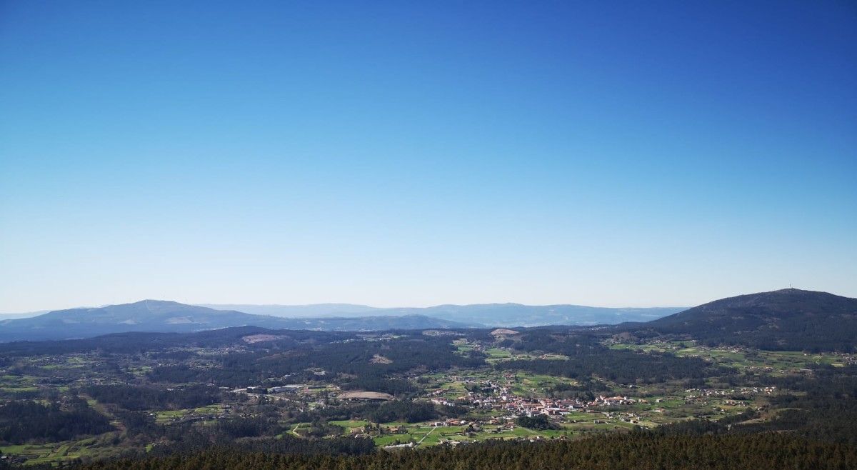 Vista do rural de Cuntis