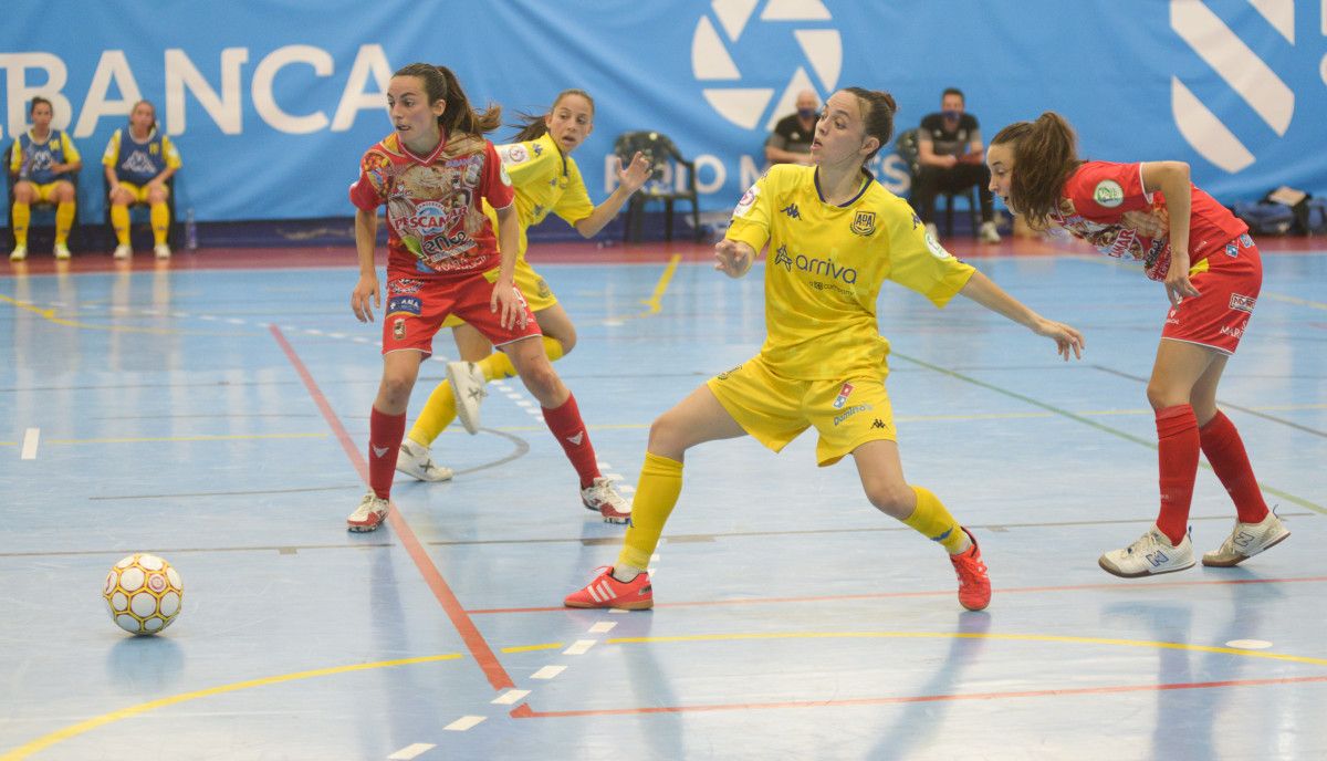 Partido entre el Poio Pescamar y Alcorcón en A Seca (temporada 20/21)