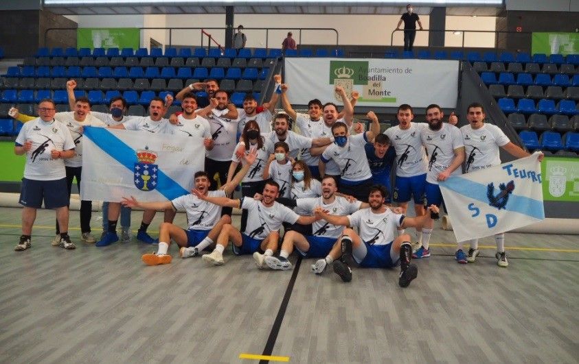 O Teucro despois de vencer o Ikasa Madrid e salvar a categoría