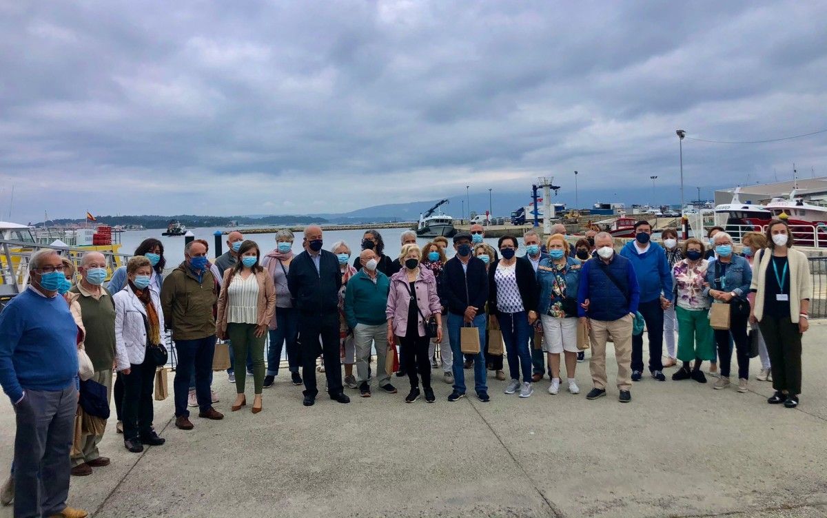 Primeros visitantes grupales a Vilanova de Arousa después del inicio de la pandemia