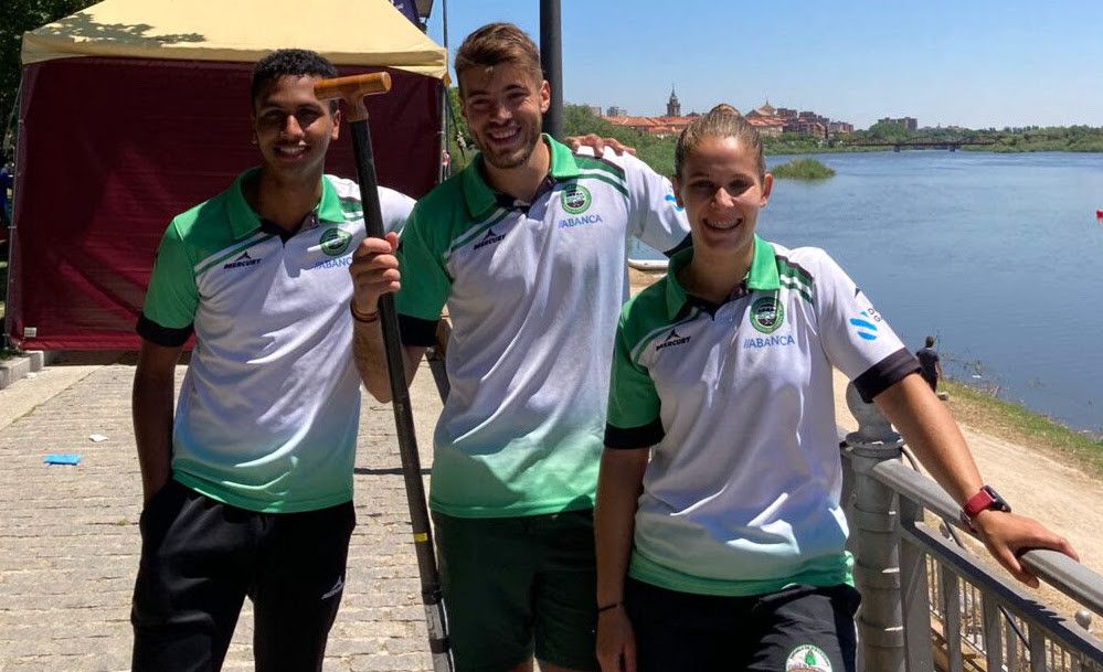 Diego Piñeiro, Jaime Duro y Jenifer Casal 