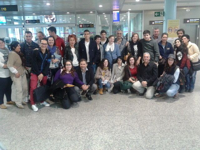 Despedida dos 11 alumnos que farán as súas prácticas en Múnic