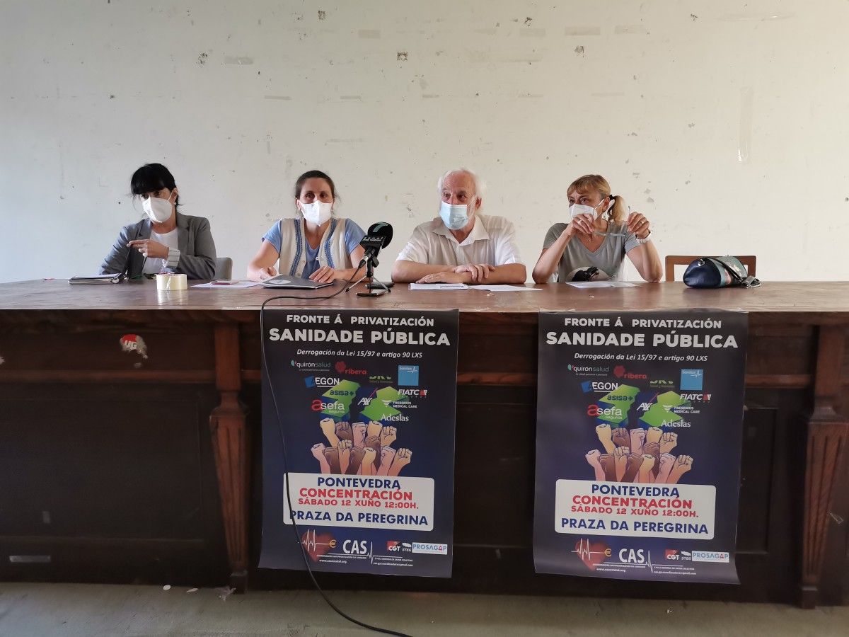 Os sindicatos da Sanidade apoian a concentración contra as privatizacións