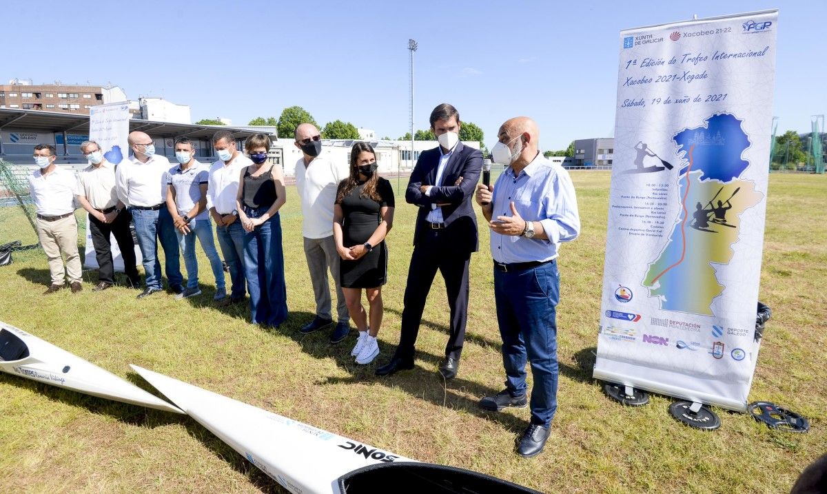 Presentación do Trofeo Xacobeo de Piragüismo no CGTD