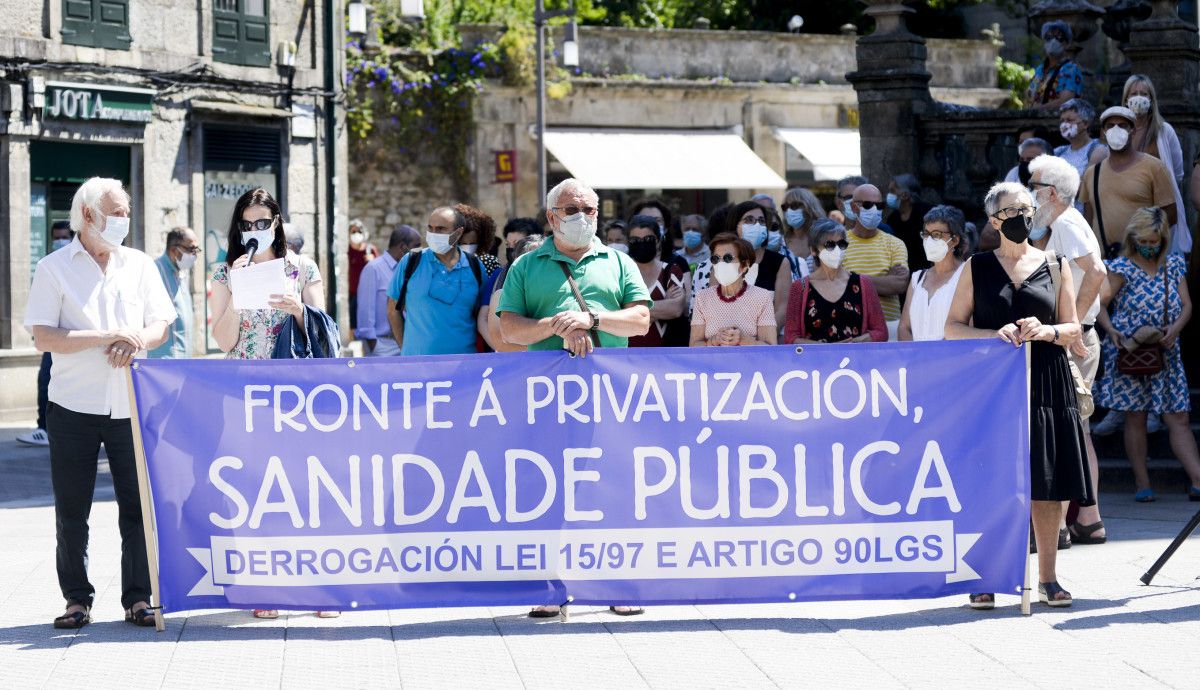Concentración en defensa da sanidade pública