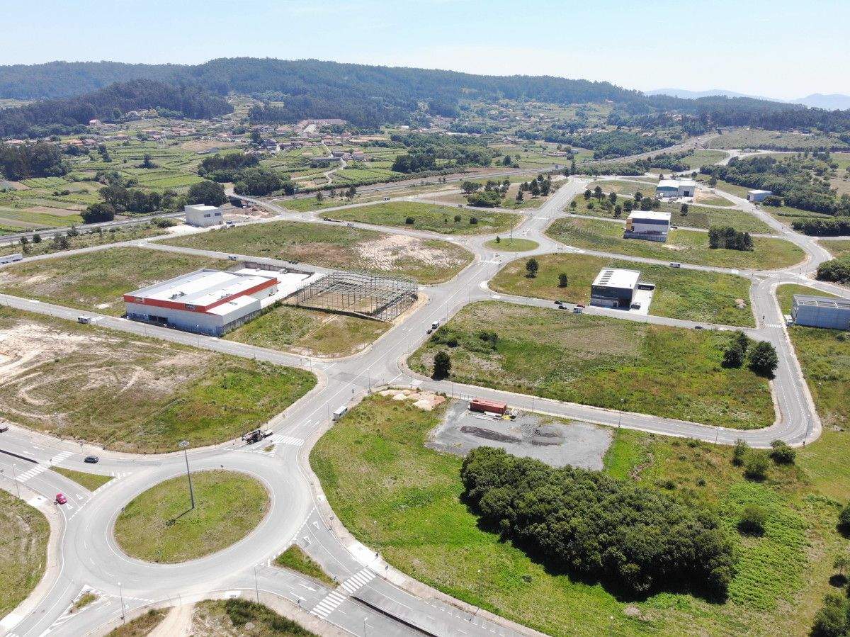 Vista aérea del parque empresarial de Nantes