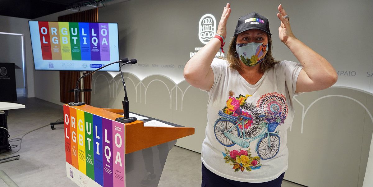 A concelleira de Igualdade, Yoya Blanco, presenta a programación do Orgullo 2021