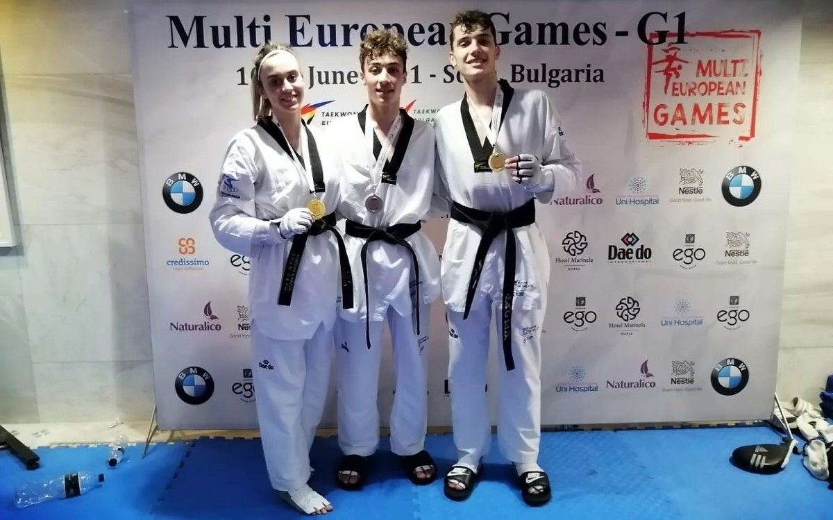 Sergio Troitiño (dereita) nos Multi European Games 