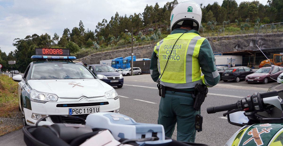 Control de la Guardia Civil de Tráfico 
