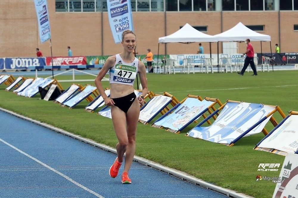 Antía Chamosa en el Campeonato de España sub23 de Nerja (archivo)