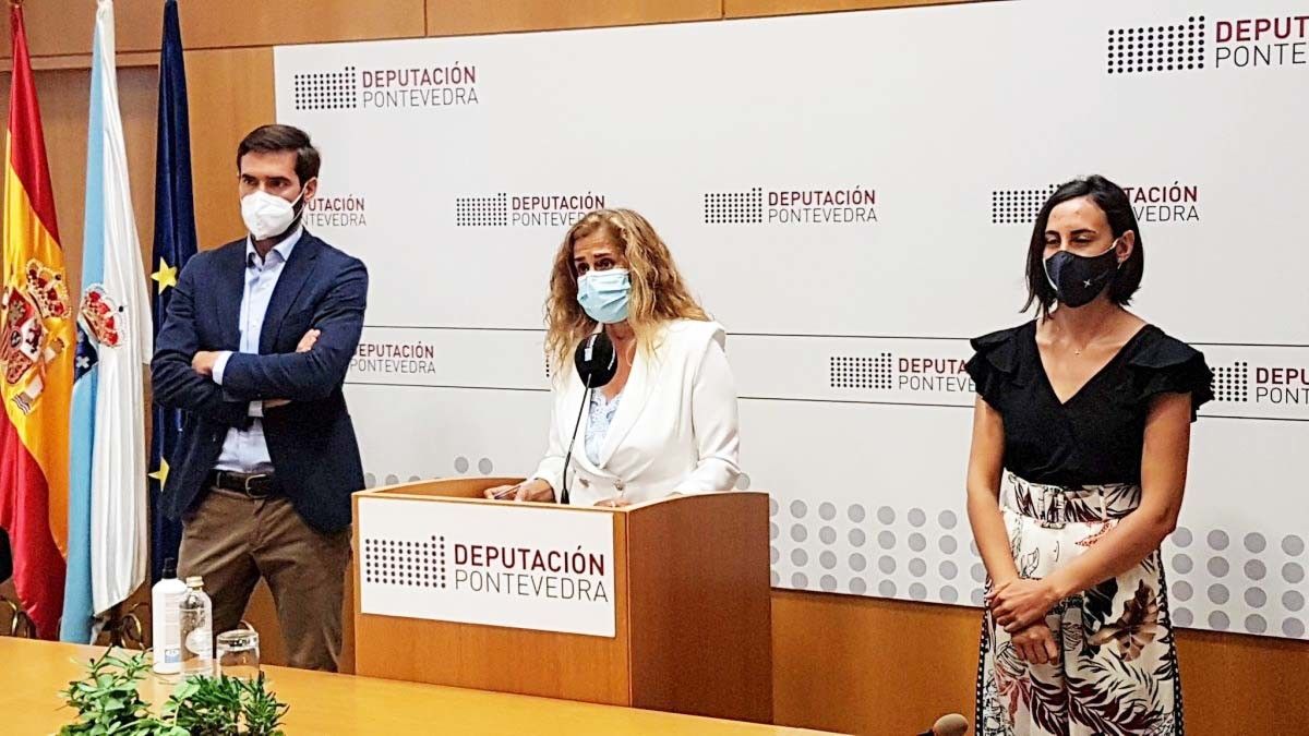 Rolda de prensa na Deputación de Pontevedra