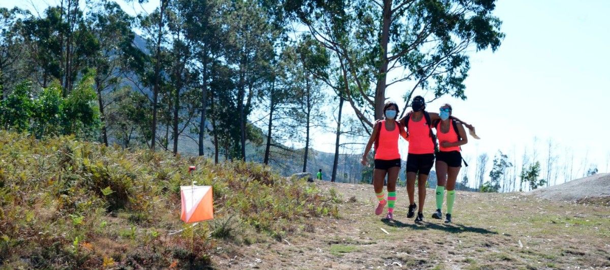 Sección do cartel da Carreira de Orientación 'Nocturan'