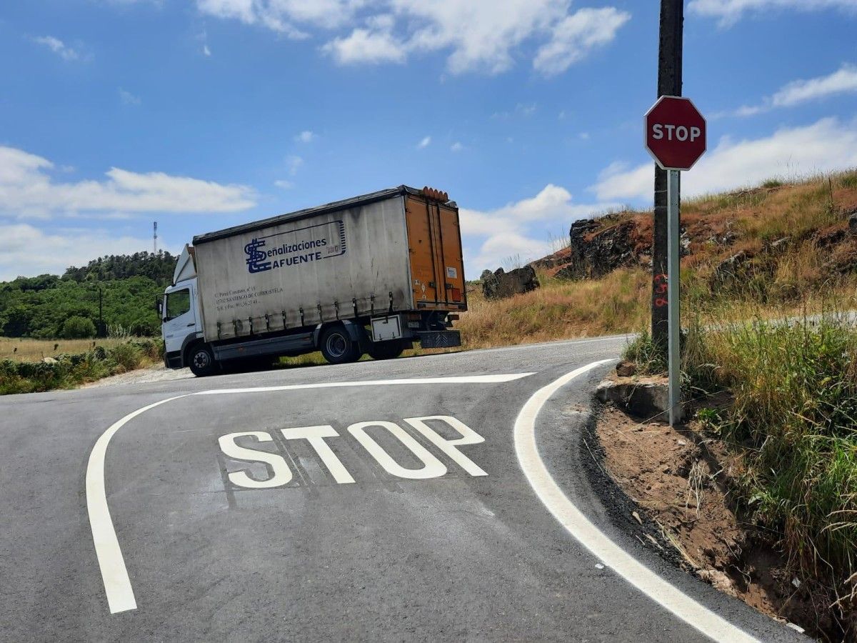 Carretera entre Caroi y Cavadosa