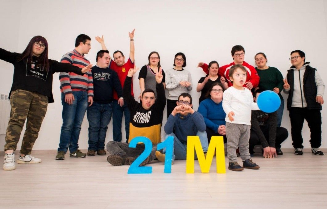 Miembros de la Asociación Down Xuntos Pontevedra
