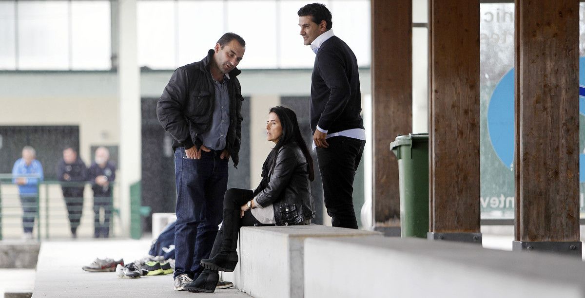 Manuel Ruibal, Lupe Murillo e Roberto Feáns na Xunqueira