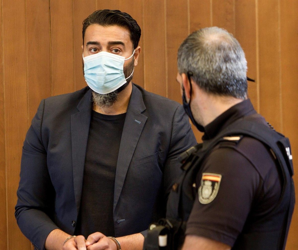Juan Paulo Giménez en la sala de vistas