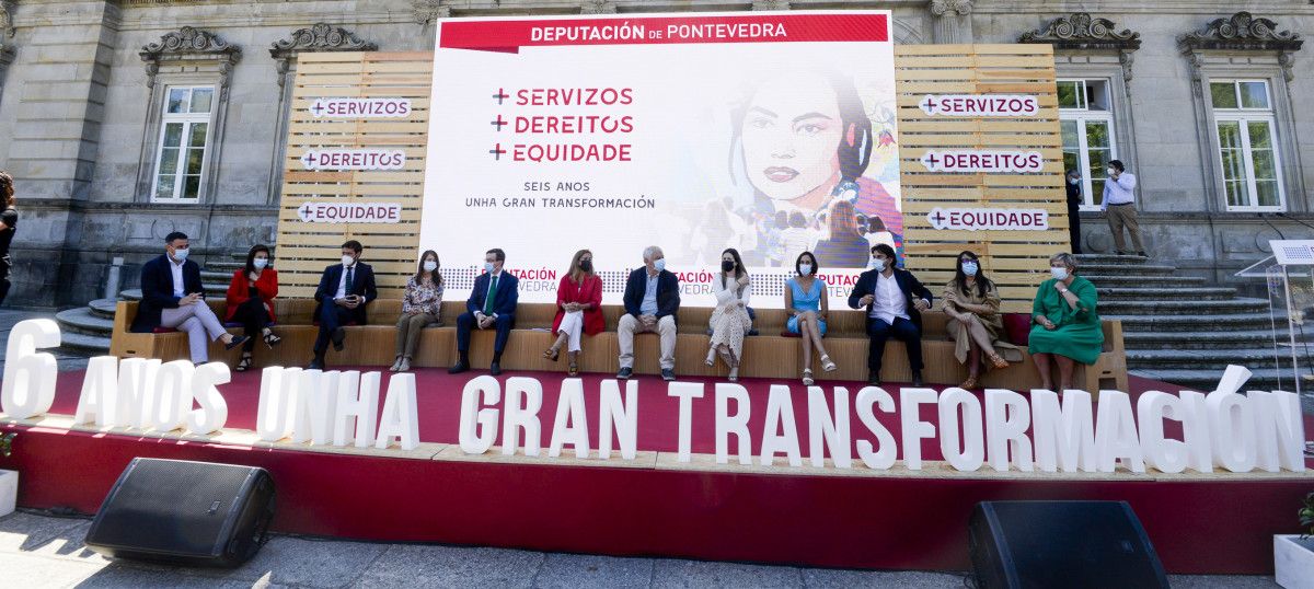 Acto por los seis años de gobierno en la Deputación