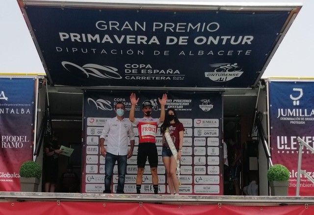 Pablo Alonso en la carrera de la Copa España celebrada en Ontur