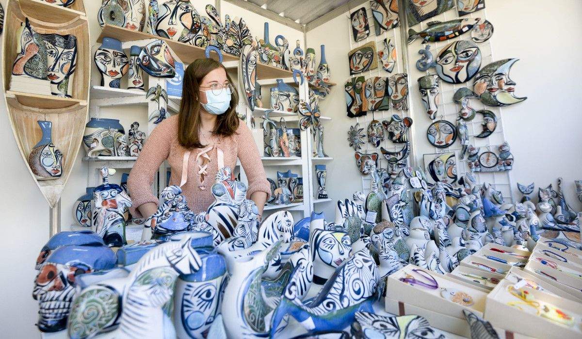 Artesáns participantes na XIV edición de Chalana